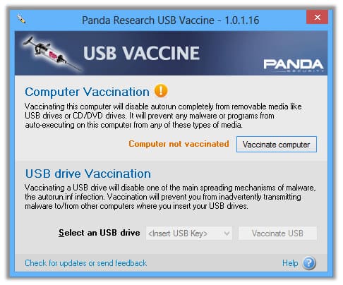 Panda USB Vaccine   (Рекомендуется)